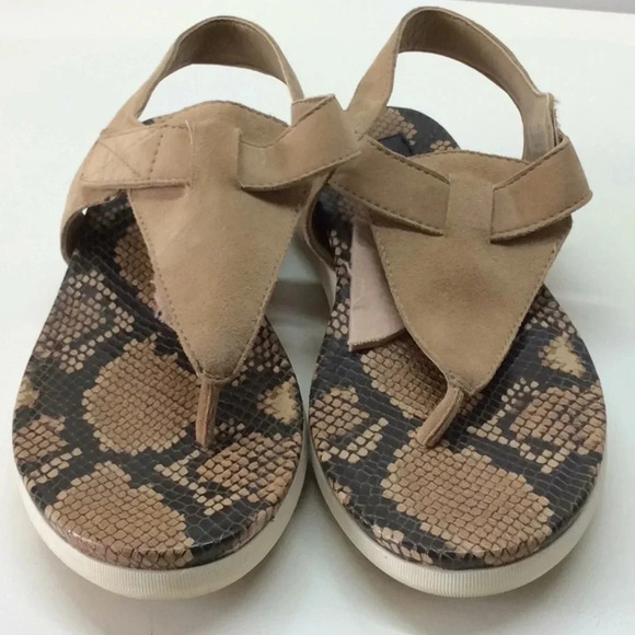 Naturalizer Tan Thong Sandals Platform - Picture 1 of 8